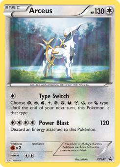 Arceus #XY197 XY Black Star Promos