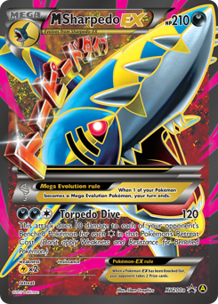 M Sharpedo-EX #XY200A XY Black Star Promos