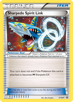 Sharpedo Spirit Link #XY201 XY Black Star Promos