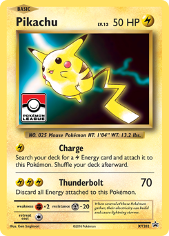 Pikachu #XY202 XY Black Star Promos