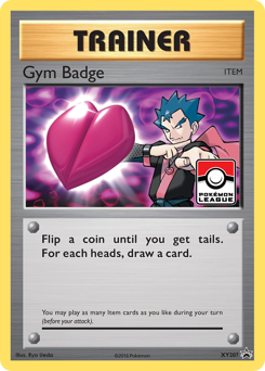 Gym Badge #XY207 XY Black Star Promos