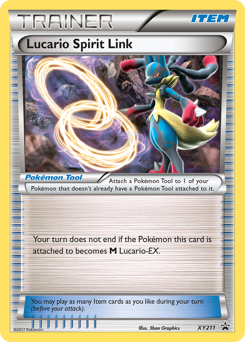 Lucario Spirit Link #XY211 XY Black Star Promos