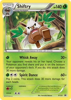 Shiftry #XY23 XY Black Star Promos