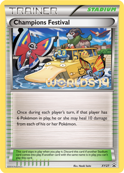 Champions Festival #XY27 XY Black Star Promos
