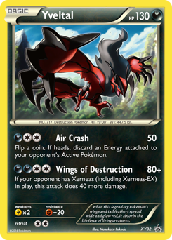 Yveltal #XY32 XY Black Star Promos