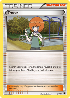 Trevor #XY33 XY Black Star Promos