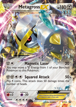 Metagross-EX #XY34 XY Black Star Promos