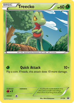Treecko #XY36 XY Black Star Promos