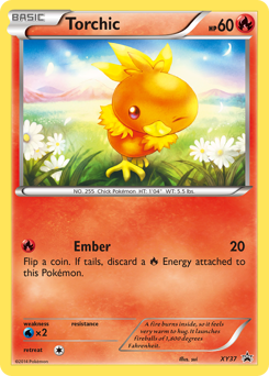 Torchic #XY37 XY Black Star Promos