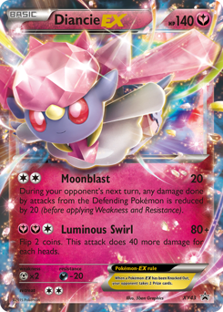 Diancie-EX #XY43 XY Black Star Promos