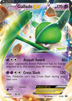 Gallade-EX #XY45 XY Black Star Promos