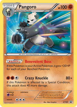 Pangoro #XY50 XY Black Star Promos
