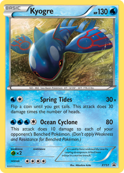 Kyogre #XY51 XY Black Star Promos