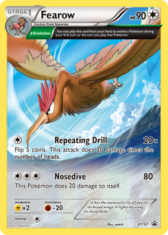 Fearow #XY57 XY Black Star Promos