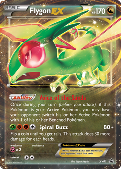 Flygon-EX #XY61 XY Black Star Promos