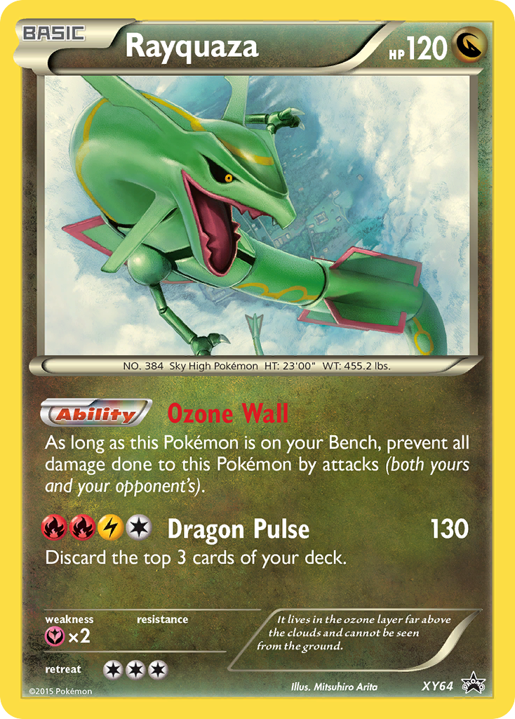 Rayquaza #XY64 XY Black Star Promos