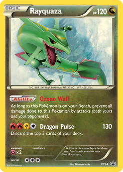 Rayquaza #XY64 XY Black Star Promos