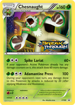 Chesnaught #XY68 XY Black Star Promos