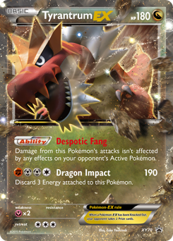 Tyrantrum-EX #XY70 XY Black Star Promos