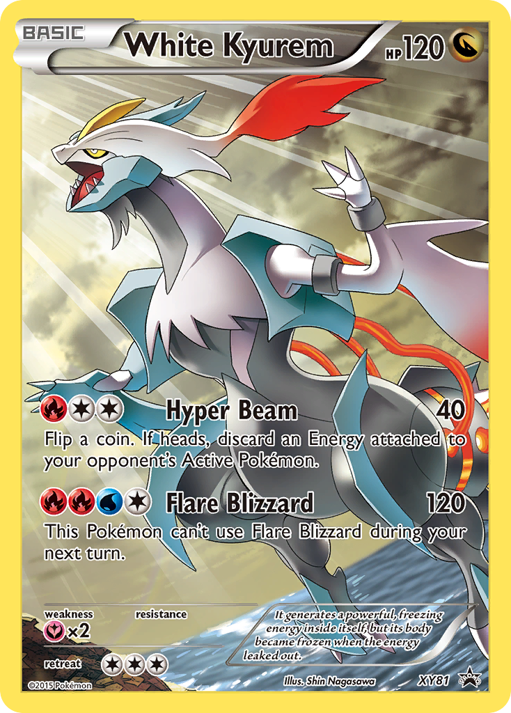 White Kyurem #XY81 XY Black Star Promos
