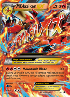 M Blaziken-EX #XY86 XY Black Star Promos