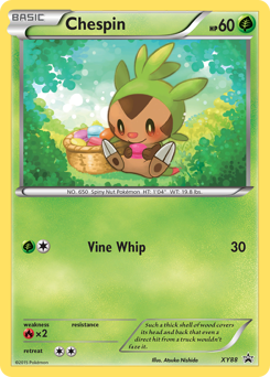 Chespin #XY88 XY Black Star Promos