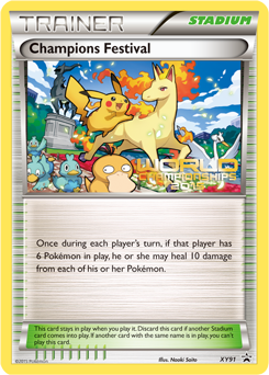 Champions Festival #XY91 XY Black Star Promos