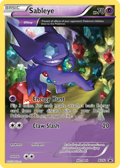 Sableye #XY92 XY Black Star Promos