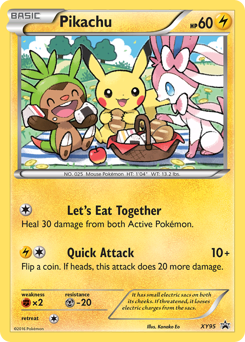 Pikachu #XY95 XY Black Star Promos