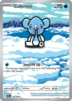 Cubchoo #109 Black Bolt
