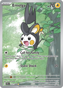 Emolga #112 Black Bolt