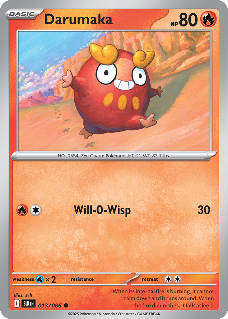Darumaka #13 Black Bolt
