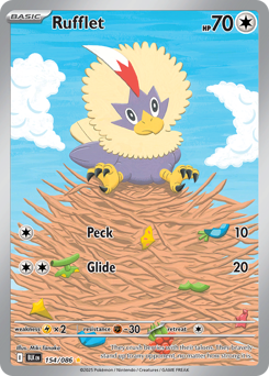 Rufflet #154 Black Bolt