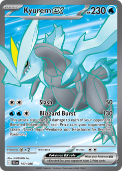 Kyurem ex #157 Black Bolt