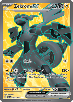 Zekrom ex #158 Black Bolt