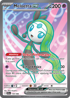Meloetta ex #159 Black Bolt