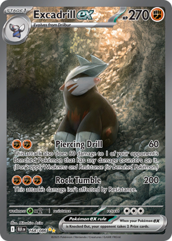 Excadrill ex #168 Black Bolt