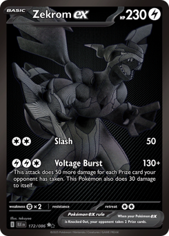 Zekrom ex #172 Black Bolt