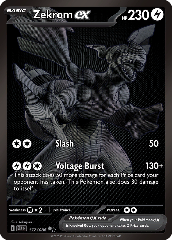 Zekrom ex #172 Black Bolt