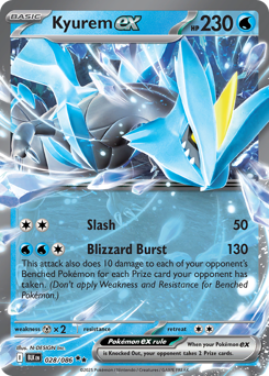 Kyurem ex #28 Black Bolt
