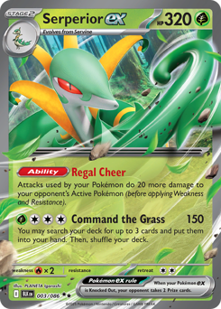 Serperior ex #3 Black Bolt