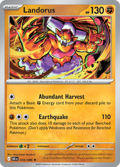 Landorus #53 Black Bolt