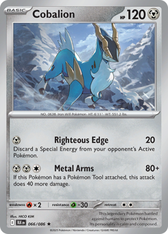Cobalion #66 Black Bolt