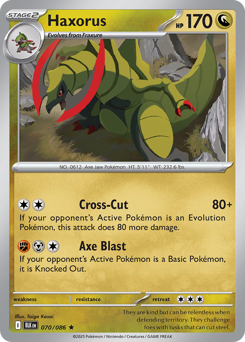 Haxorus #70 Black Bolt