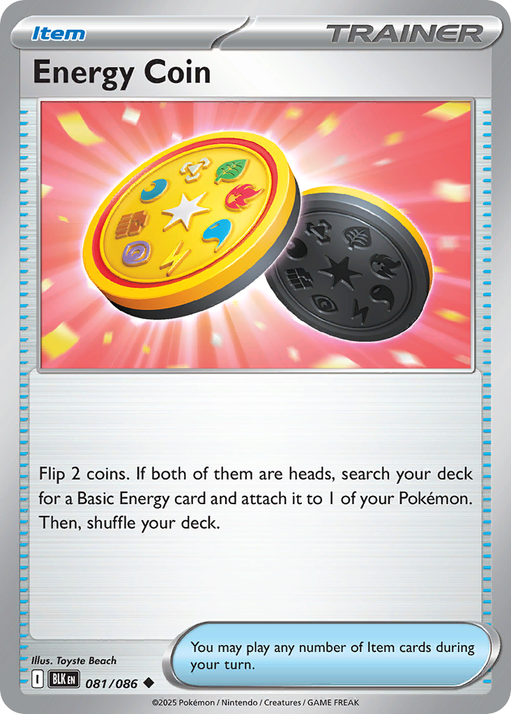 Energy Coin #81 Black Bolt