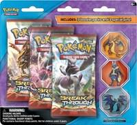 BREAKthrough Mega Evolution 3 Pin Blister sealed Pokémon TCG product