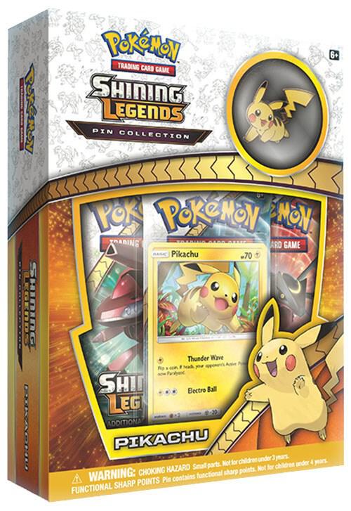 Shining Legends Pin Collection: Pikachu sealed Pokémon TCG product