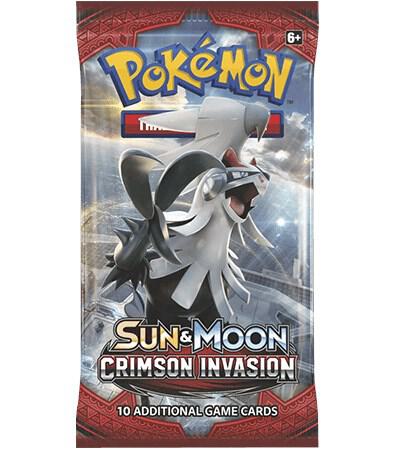 Crimson Invasion Booster Pack sealed Pokémon TCG product