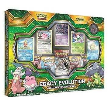 Legacy Evolution Pin Collection sealed Pokémon TCG product