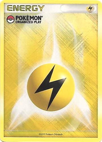 Lightning Energy (2009 Unnumbered POP Promo) sealed Pokémon TCG product